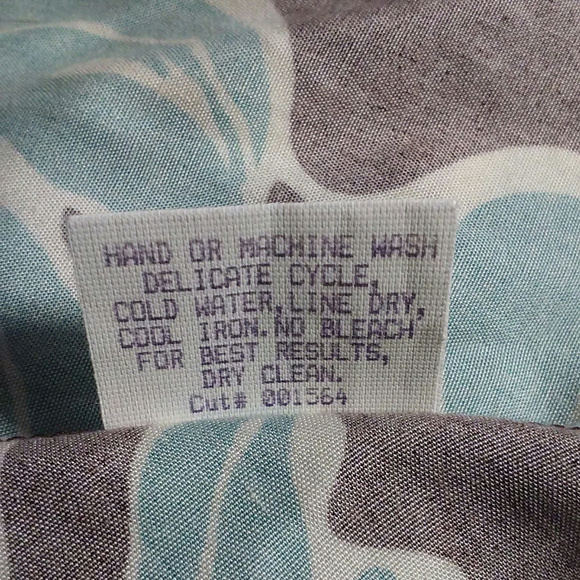 Hilo Hattie dress L Brown green white Hawaii Aloha - Picture 6 of 8